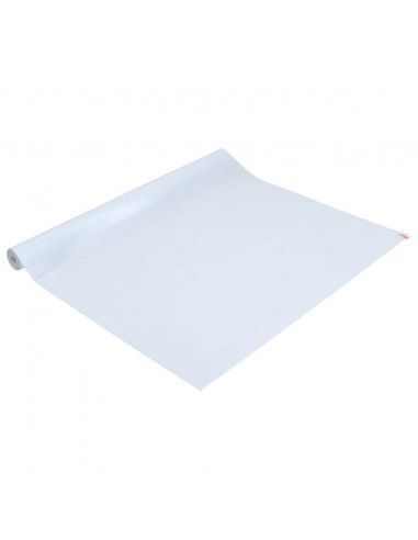 Pellicola Statica Smerigliata Bianco Trasparente 45x500 cm PVC