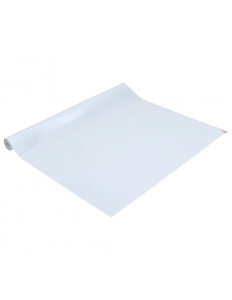 Pellicola Statica Smerigliata Bianco Trasparente 90x1000 cm PVC