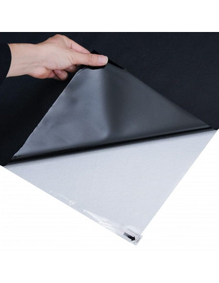 Pellicole per Vetri Statiche Smerigliate Nere 3pz in PVC