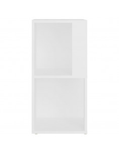 Pensile Angolare Bianco 33x33x67 cm in Legno Multistrato