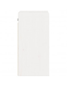 Pensile Bianco 30x30x60 cm in Legno Massello di Pino