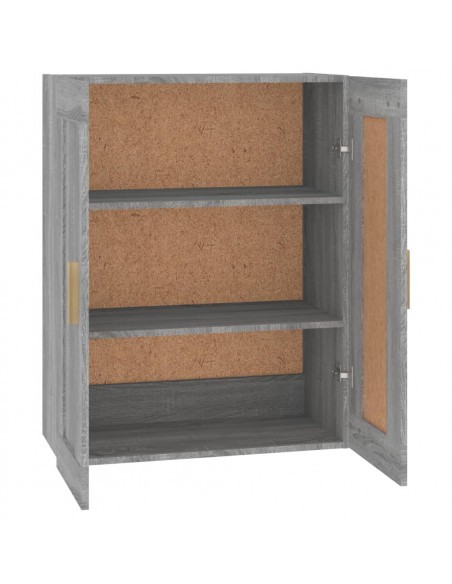 Pensile Grigio Sonoma 69,5x32,5x90 cm in Legno Multistrato