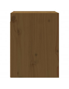 Pensile Marrone Miele 30x30x40 cm in Legno Massello di Pino