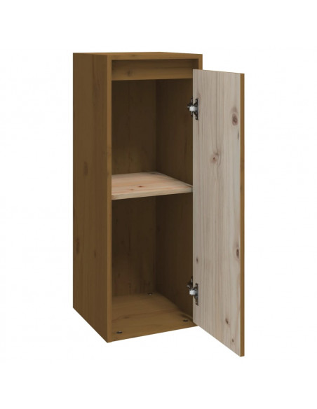 Pensile Marrone Miele 30x30x80 cm in Legno Massello di Pino