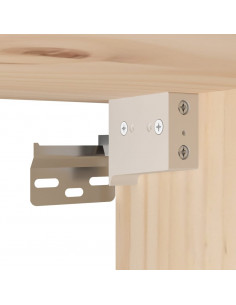 Pensili 2 pz 45x30x35 cm in Legno Massello di Pino