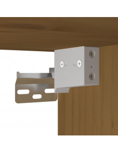 Pensili Miele 2 pz 45x30x35 cm in Legno Massello di Pino