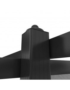 Pergola da Giardino con Tetto Retrattile 4x3 m Crema