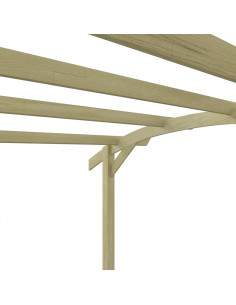 Pergola da Giardino Legno di Pino Impregnato 180x197x210 cm