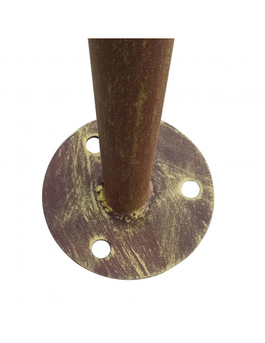 Pergolato da Giardino Marrone Anticato 6x3x2,5 m in Ferro