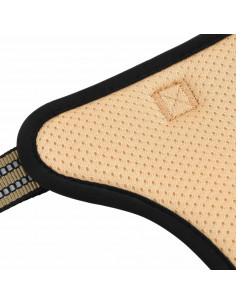 Pettorina Cani Guinzaglio Collare Regolabile Marrone Mimetico L