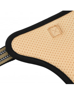 Pettorina Cani Guinzaglio Collare Regolabile Marrone Mimetico M