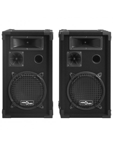 Altoparlanti da Palco Hifi Professionali Passivi 2 pz 800W Neri