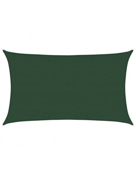 Vela Parasole 160 g/m² Verde Scuro 5x8 m in HDPE