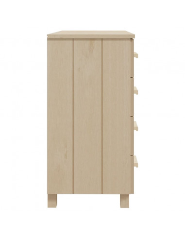 Credenza HAMAR Miele 79x40x80 cm in Legno Massello di Pino