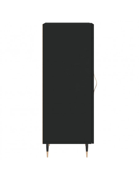 Credenza Nero 34,5x34x90 cm in Legno Multistrato