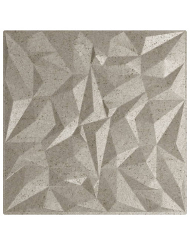 Pannelli Murali 48 pz Beton 50x50 cm XPS 12 m² Ametista