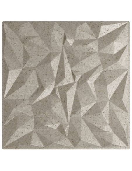 Pannelli Murali 48 pz Beton 50x50 cm XPS 12 m² Ametista