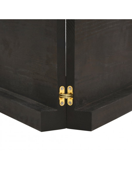 Piano Bagno Marrone Scuro 140x60x(2-6)cm Legno Trattato