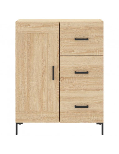 Credenza Rovere Sonoma 69,5x34x180 cm in Legno Multistrato