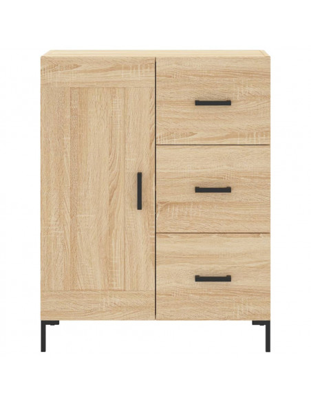 Credenza Rovere Sonoma 69,5x34x180 cm in Legno Multistrato