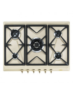 Piano cottura gas Smeg COLONIALE Srv876Pogh Panna