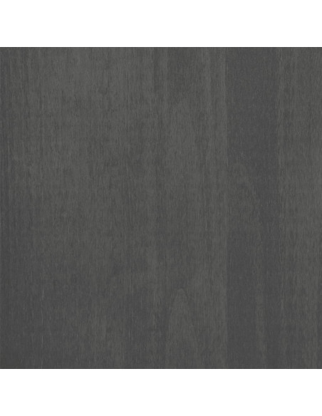 Piano Credenza HAMAR Grigio Scuro 85x35x100 cm Legno di Pino