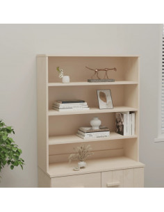 Piano Credenza HAMAR Miele 90x35x100 cm Legno Massello di Pino