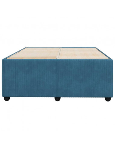 Giroletto Blu 120x200 cm in Velluto