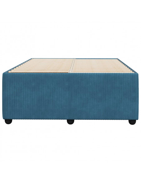 Giroletto Blu 120x200 cm in Velluto