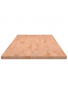 Piano Scrivania 180x55x2,5 cm in Legno Massello di Faggio