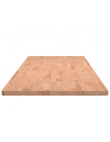 Piano Scrivania 180x55x2,5 cm in Legno Massello di Faggio