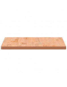Piano per Banco da Lavoro 80x55x2,5 cm Legno Massello Faggio