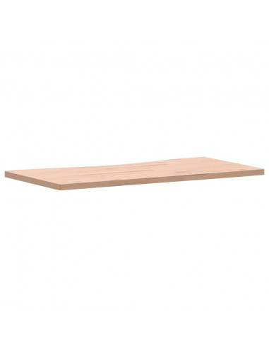 Piano per Scrivania 100x(45-50)x2,5 cm Legno Massello di Faggio