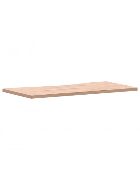 Piano per Scrivania 100x(45-50)x2,5 cm Legno Massello di Faggio