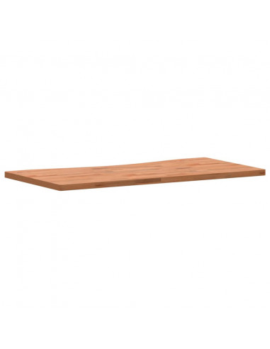 Piano per Scrivania 100x(45-50)x2,5 cm Legno Massello di Faggio
