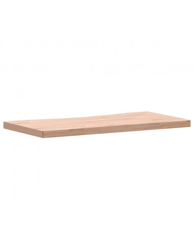 Piano per Scrivania 100x(45-50)x4 cm Legno Massello di Faggio
