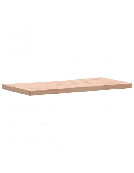 Piano per Scrivania 100x(45-50)x4 cm Legno Massello di Faggio