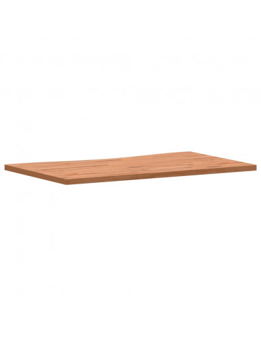 Piano per Scrivania 100x(55-60)x2,5 cm Legno Massello di Faggio