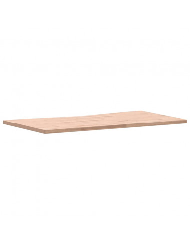 Piano per Scrivania 110x(55-60)x2,5 cm Legno Massello di Faggio
