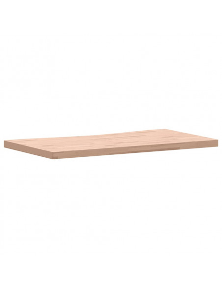 Piano per Scrivania 110x(55-60)x4 cm Legno Massello di Faggio