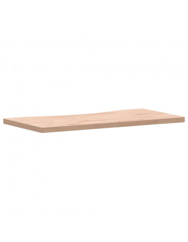 Piano per Scrivania 80x(36-40)x2,5 cm Legno Massello di Faggio