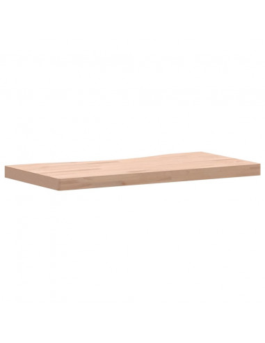 Piano per Scrivania 80x(36-40)x4 cm Legno Massello di Faggio