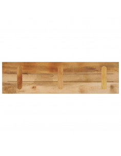 Piano per Tavolo 100x20x2,5 cm Rettangolare Legno Mango Grezzo
