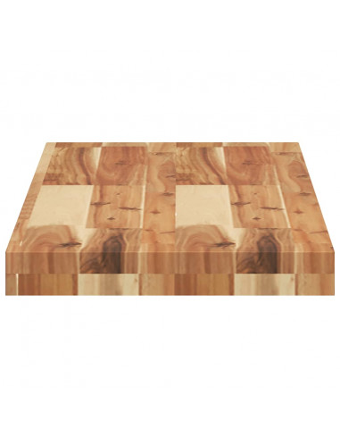 Piano per Tavolo 100x30x4 cm Rettangolare Legno Massello Acacia