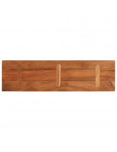 Piano per Tavolo 120x20x2,5 Rettangolare Legno Massello Acacia