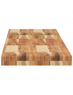 Piano per Tavolo 120x30x4 cm Rettangolare Legno Massello Acacia