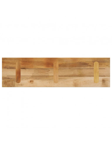 Piano per Tavolo 120x40x3,8 cm Rettangolare Legno Mango Grezzo