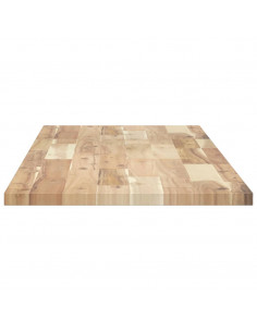 Piano per Tavolo 140x40x2cm Rettangolare Legno Massello Acacia