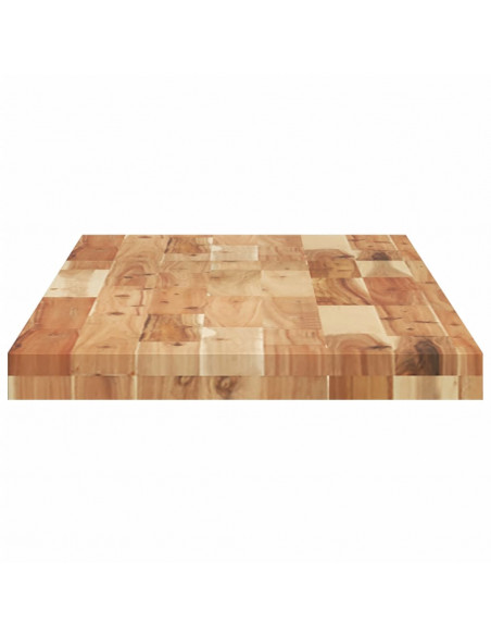 Piano per Tavolo 140x40x4 cm Rettangolare Legno Massello Acacia