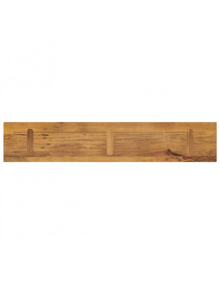 Piano per Tavolo 160x30x2,5cm Rettangolare Legno Massello Mango